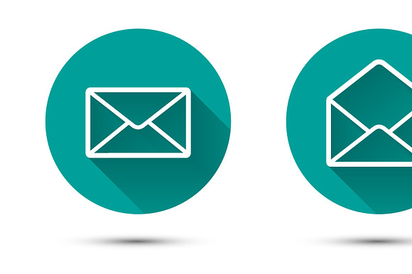 Open And Close Envelope Icons