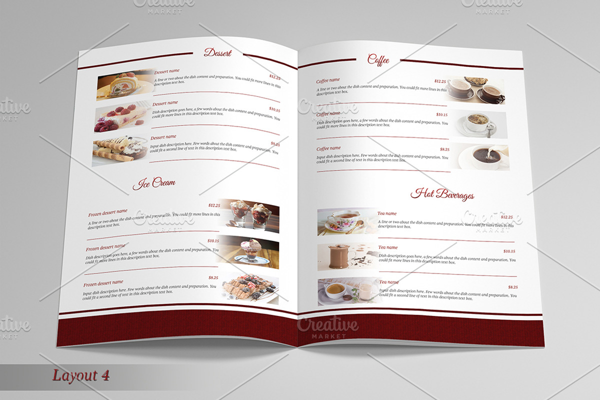 Restaurant Menu & Business Card, a Brochure Template by BettyDesign (Photo 5 of 9)