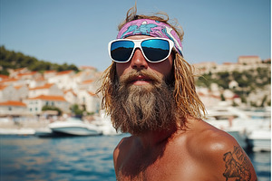 Croatian male with sunglasses and, a Person Photo by Lermont51