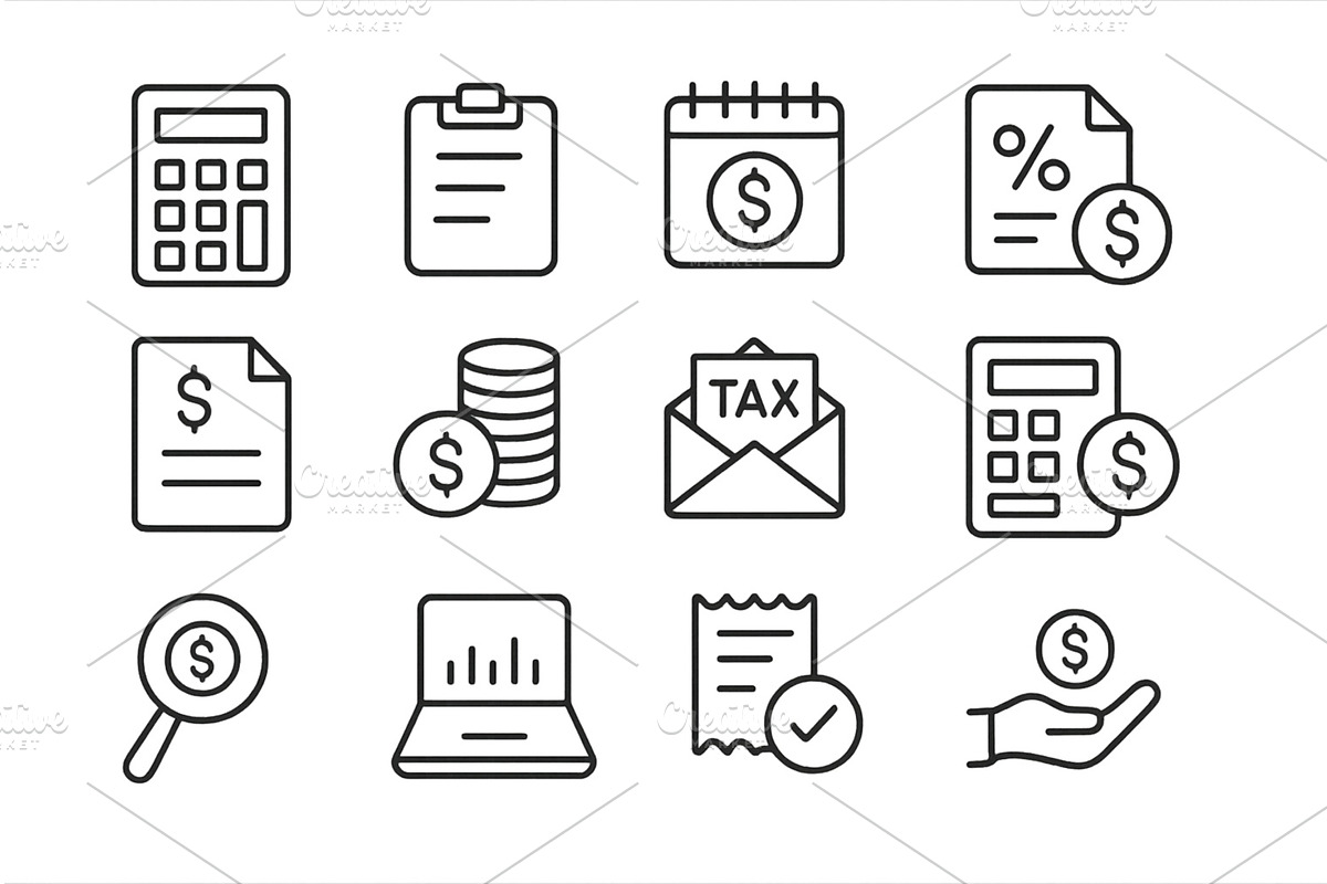 Financial management tools and, an Object Illustration by ZinetroN