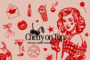 Cherry On Top, a Food Illustration by Anna Babich (Thumbnail 1 of 6)