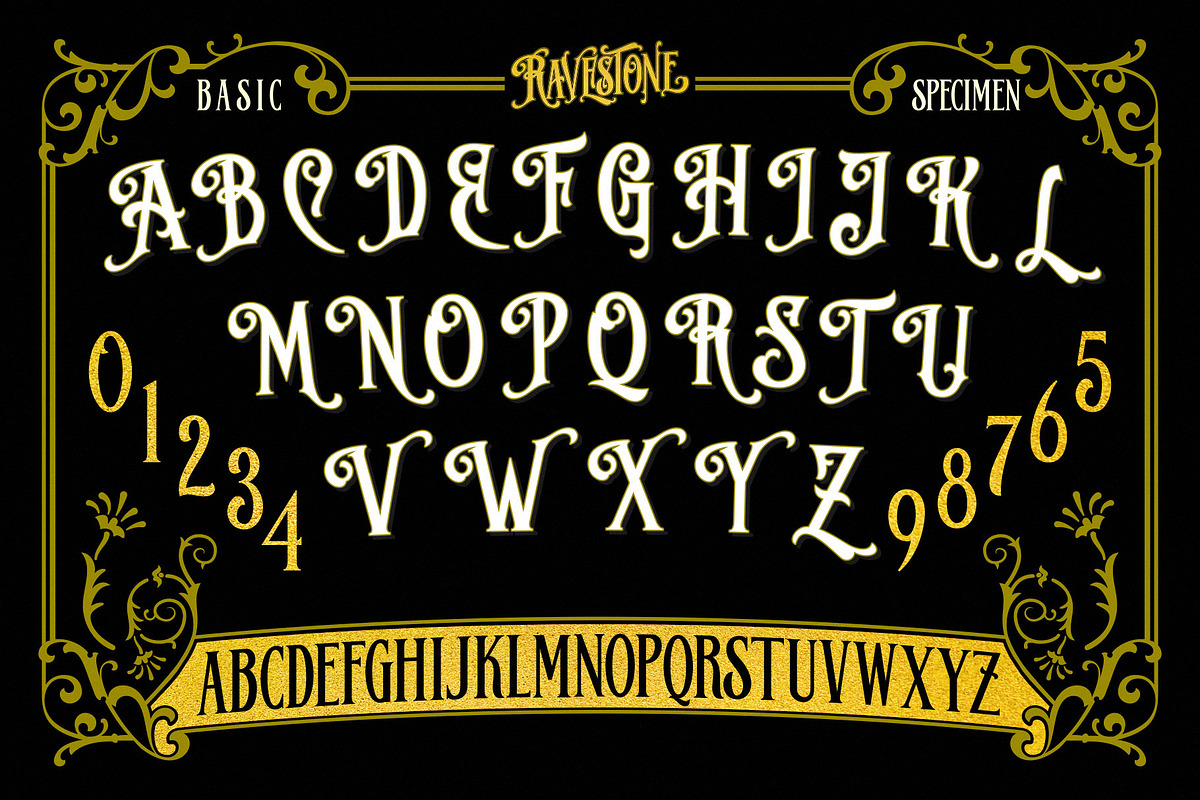 Ravestone, a Serif Font by uncurve (Photo 5 of 9)