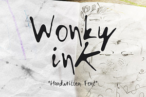 Wonky Ink - Handwritten Font