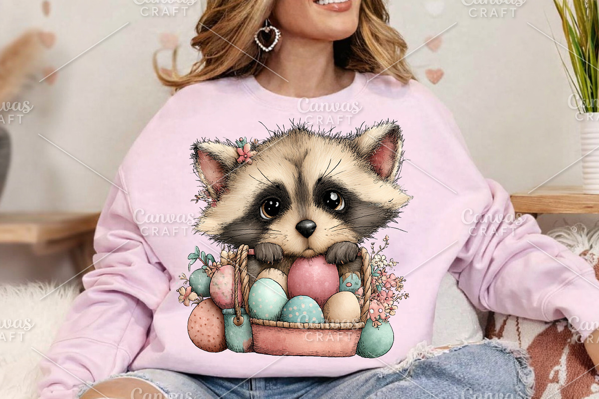 Whimsical Easter Animals Clipart PNG, an Illustration by Canvas Craft (Photo 7 of 7)