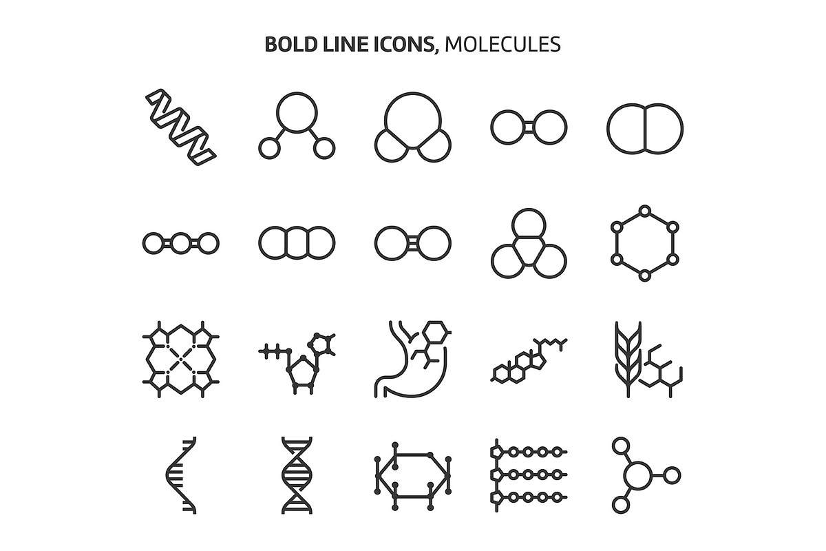 Bold Line Icons, an Outline Icon by Howcolour (Photo 30 of 151)