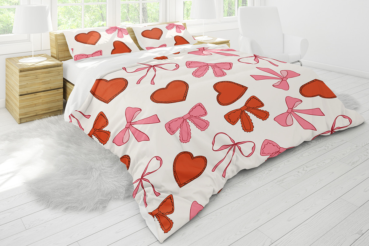 Whimsical Valentine Seamless Pattern, a Pattern Graphic by Groovy Arts (Photo 3 of 5)