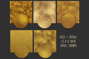 Gold Foil Textures