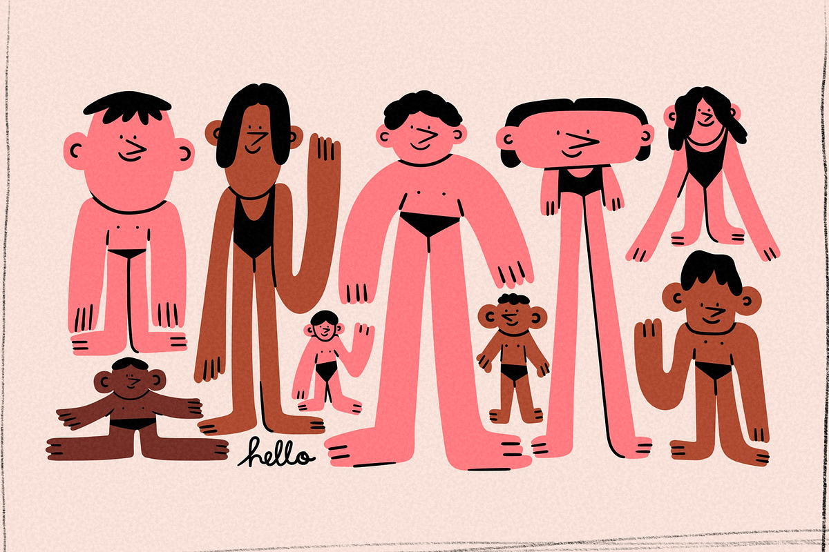 Bodies, a Person Illustration by Twisted Tail (Photo 2 of 8)