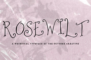 Rosewilt Swirly Fairytale Font, a Serif Font by The October Creative (Thumbnail 9 of 9)