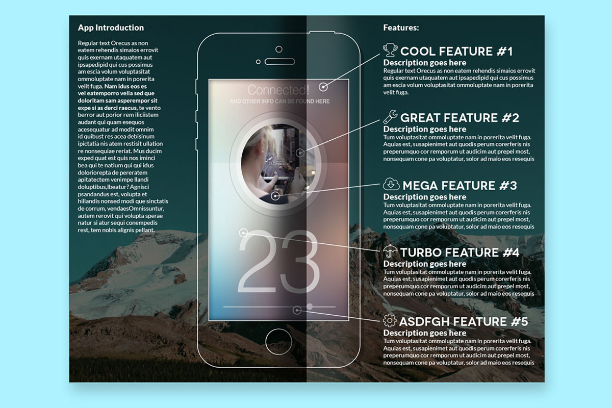 iApp - Bifold Brochure, a Brochure Template by IndieStock (Photo 4 of 5)