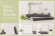 Grey Book Mock Up Bundle, a Household Mockup by Susie Design Co (Thumbnail 1 of 3)