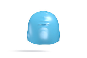 Blue Swim Cap 3D Model