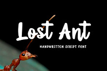 Lost Ant - Handwritten Script Font