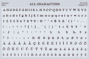 Gavency Blur, a Serif Font by Craft Supply Co. (Thumbnail 8 of 8)
