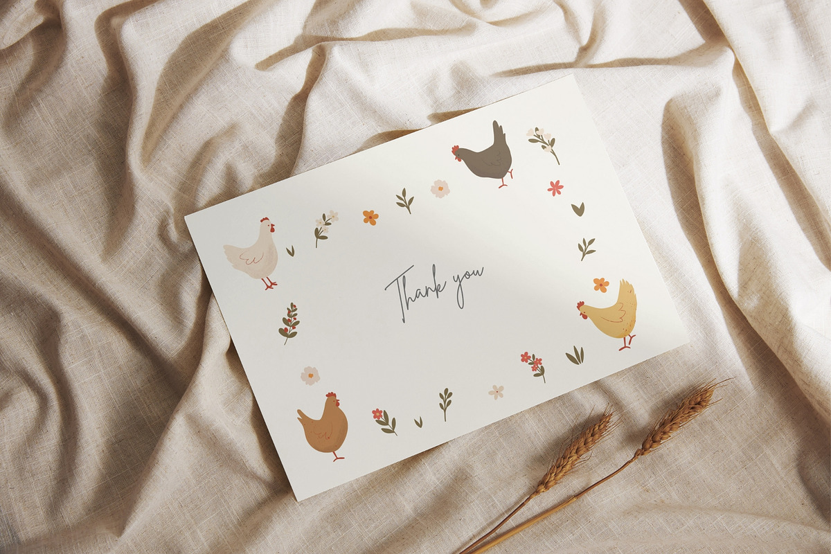 Cute Chickens & Florals Nursery Art, an Animal Illustration by Jenteva Art (Photo 6 of 16)