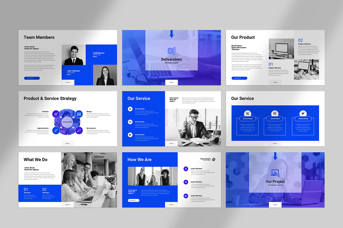 Corporate Business Template ( PPTX ), a Presentation Template by Spark_Creative (Photo 5 of 12)