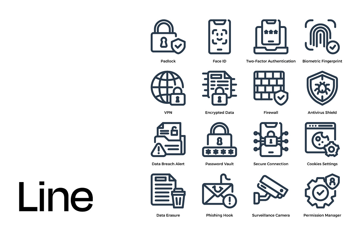 Security & Privacy Icon Set, a Duotone Icon by Eklip Studio (Photo 2 of 4)