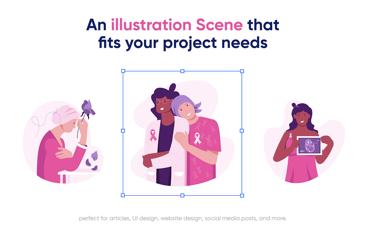 Breast Cancer Vector Animations, a Duotone Icon by Prosymbols (Photo 3 of 5)