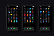 Nocturnal Icon Pack for iOS, a Graphic by Design Essentials (Thumbnail 3 of 6)