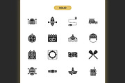 Canoeing Icons, an Icon by Spacepixel Creative (Thumbnail 3 of 3)