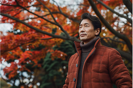 Middle aged Asian male model in, a Nature Photo by Lermont51