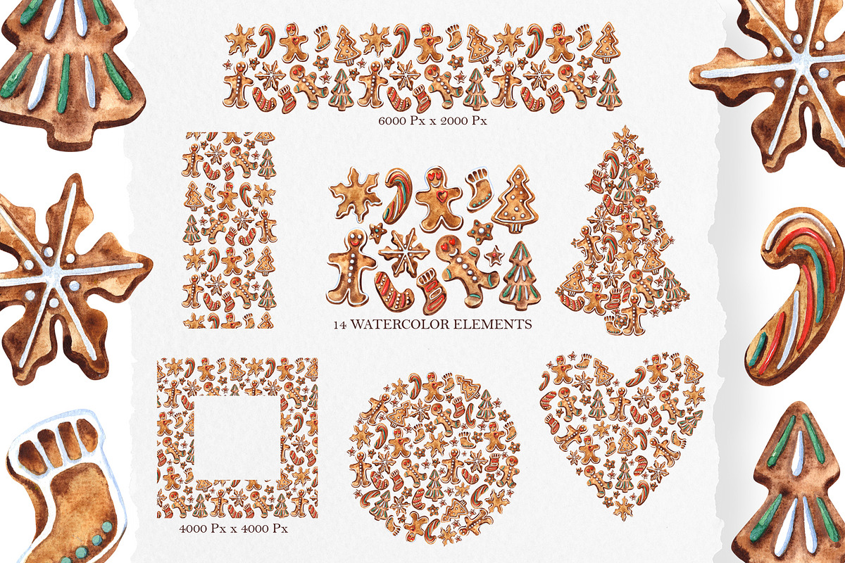 Gingerbread, a Food Illustration by JennyColorArt (Photo 3 of 5)