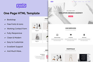 Favo - Creative Portfolio Template