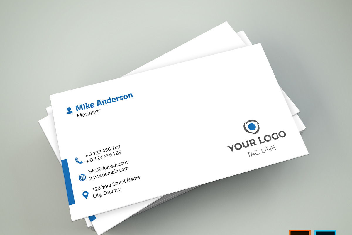 Minimal Business Card, a Business Card Template by designSultan (Photo 3 of 4)
