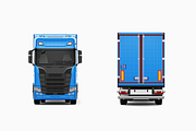Semi Truck Mockup 3, an Advertising Mockup by Mockupix (Thumbnail 8 of 10)