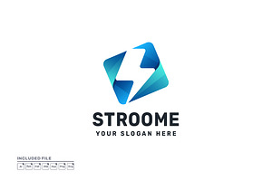 Thunder Bolt Colorful Logo Design, a Branding & Logo Template by yuanesei