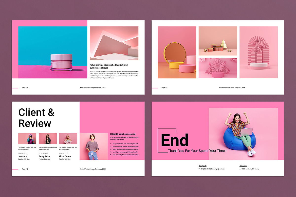 Minimal Portfolio Presentation, a Presentation Template by E-Type (Photo 5 of 5)