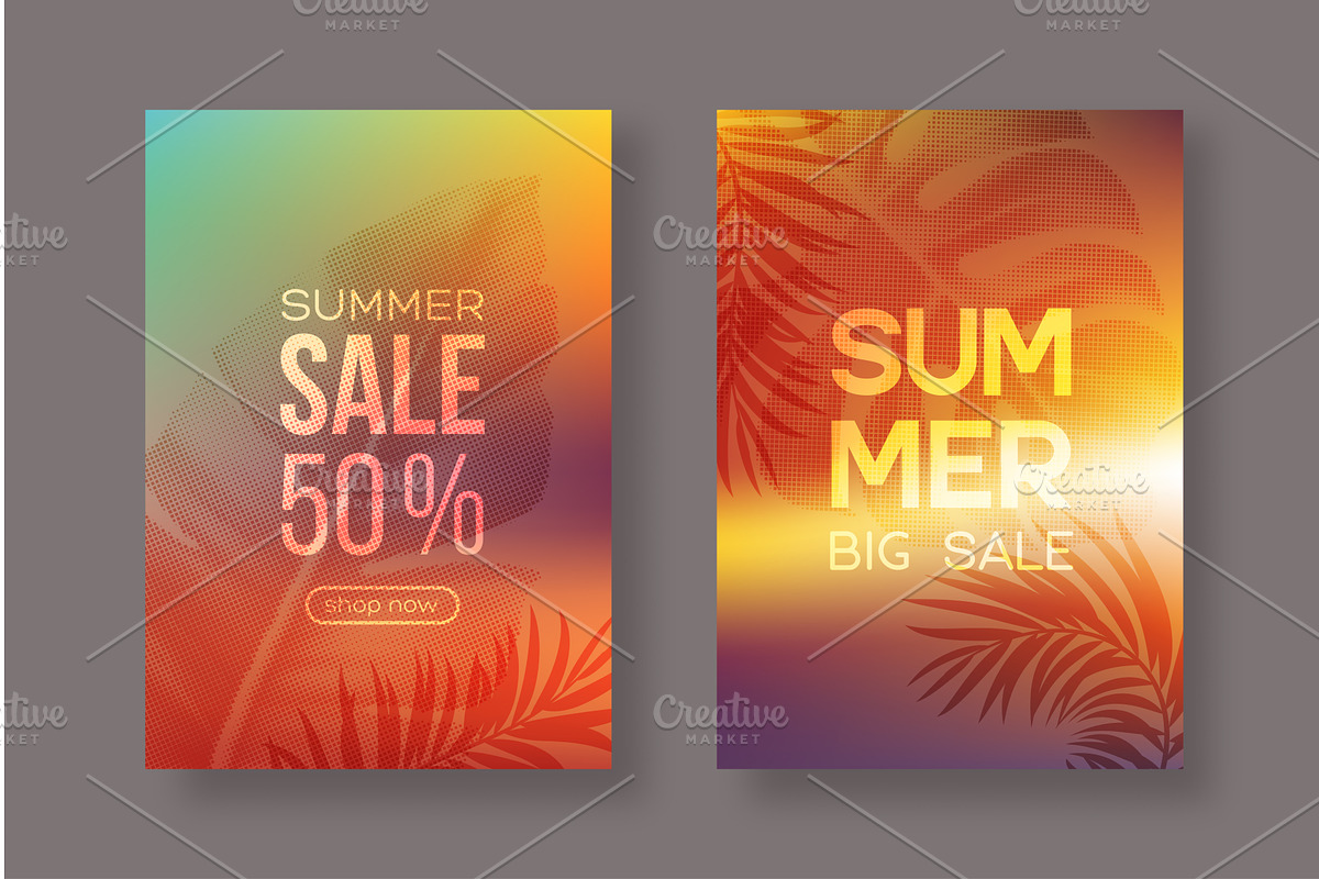 Summer Sale poster design. Best, an Illustration by Liudmyla Matviiets