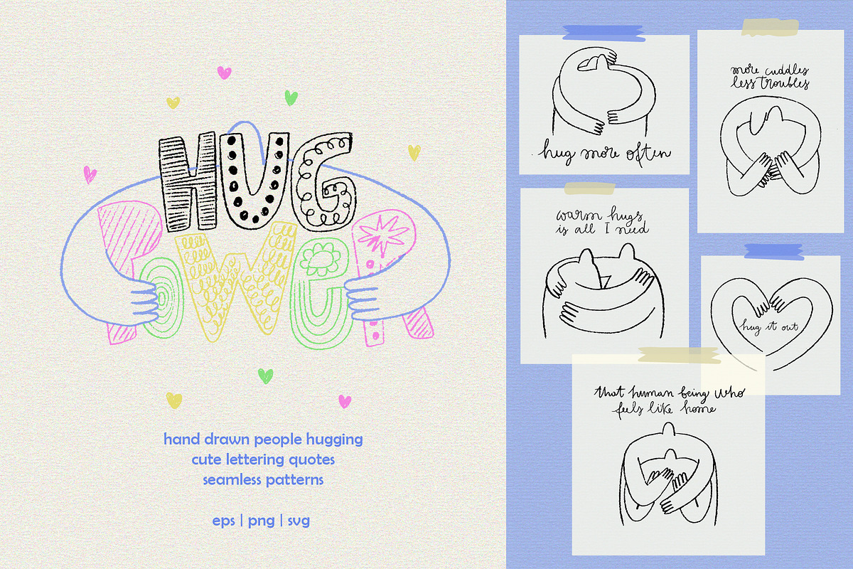 Hug Power, a Person Illustration by lexminci (Photo 1 of 6)