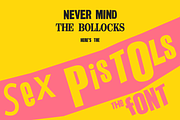Sex Pistols, a Sans Serif Font by Clint English (Thumbnail 1 of 2)