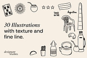 Argentina Hand Drawn Illustrations, a Decorative Illustration by ginni illustrations (Thumbnail 2 of 5)