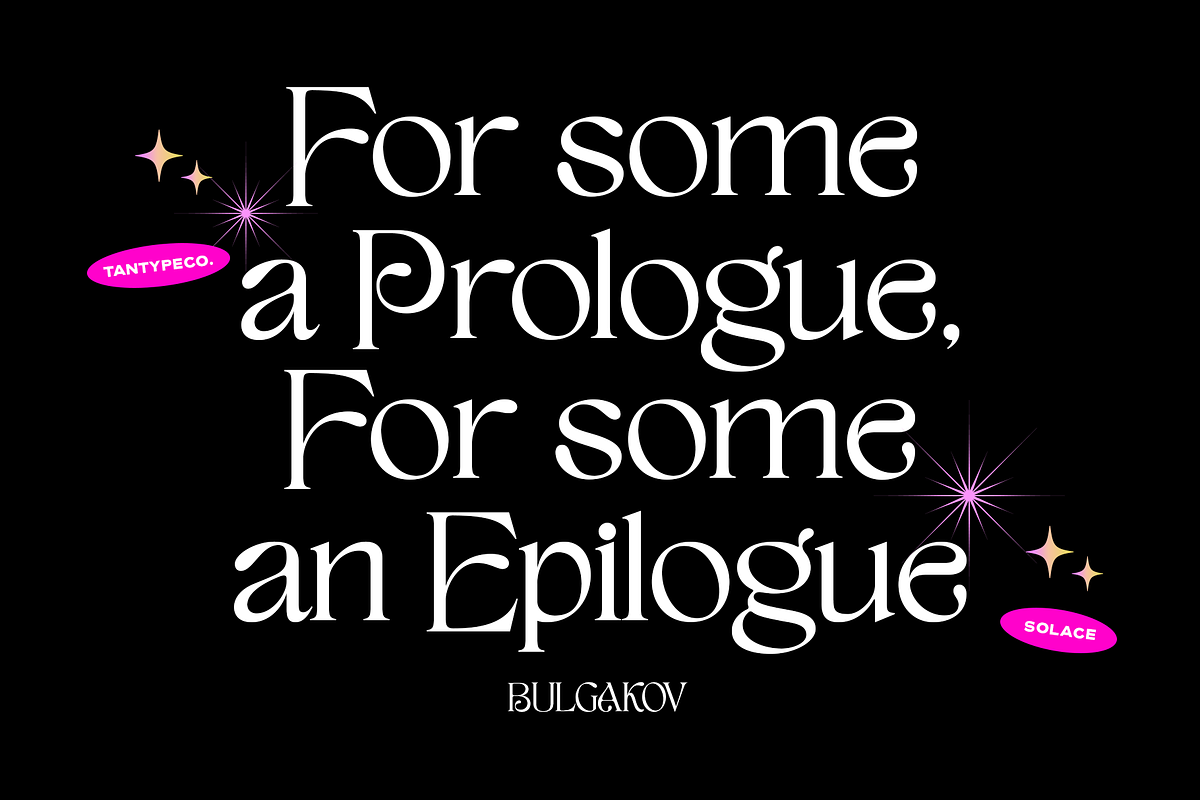 TAN - SOLACE - CLASSIC DISPLAY FONT, a Serif Font by TanType (Photo 5 of 10)