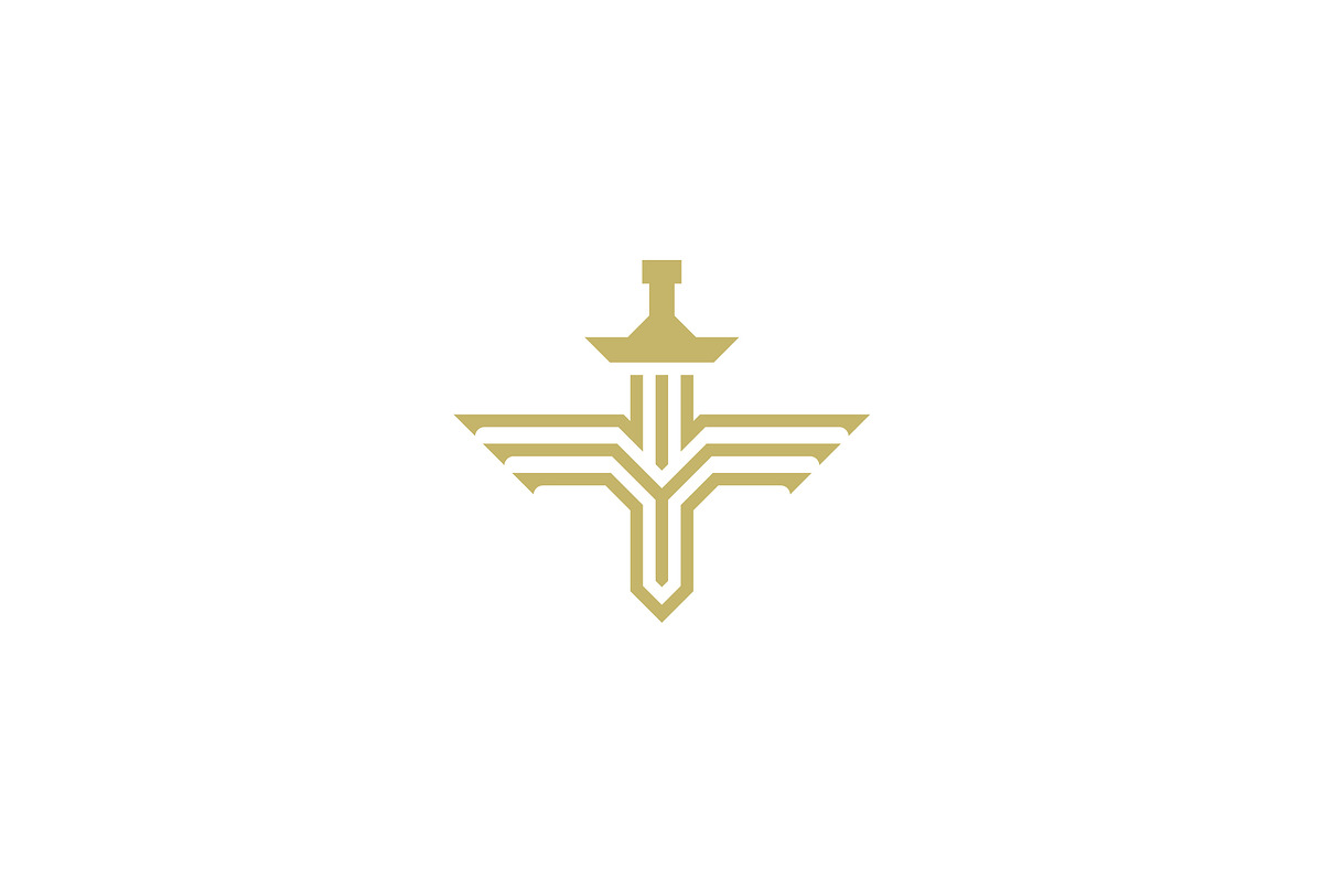 Wing Sword Logo Template, a Branding & Logo Template by Graplick (Photo 1 of 7)