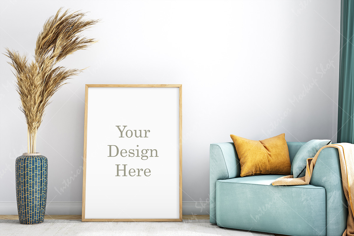 Frame Mockup Living Room - 881, a Print Template by Mockup Shop (Photo 1 of 4)
