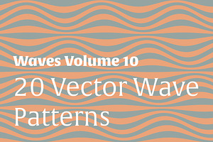Waves Vol. 10 | 20 Vector Patterns