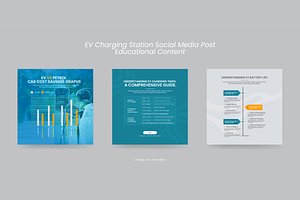 EV Charging Station marketing design, a Social Media Template by thedesignsource