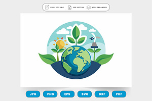 environmental message of earth, natu, a Graphic by SaroStock