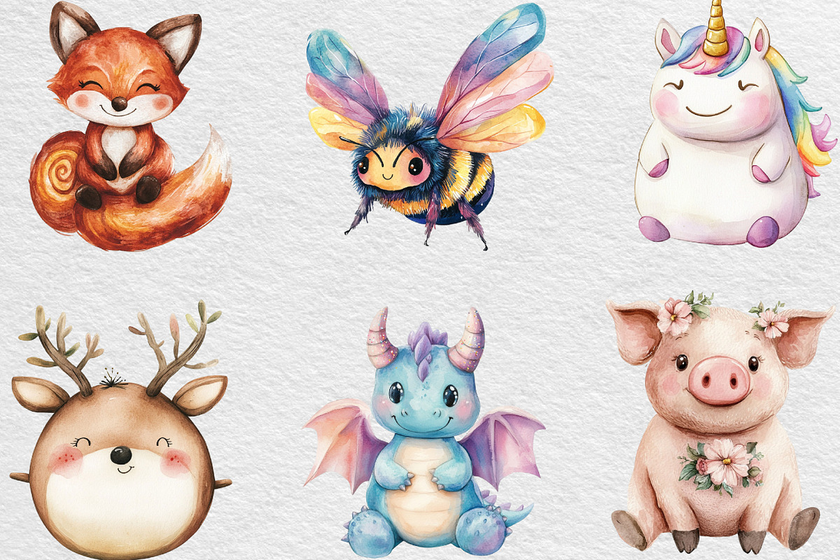 Squishmallow Animals Sublimation, an Illustration by Black Bird Studio (Photo 5 of 6)