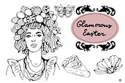 Glamorous Easter, a Person Illustration by Olillia (Thumbnail 4 of 4)