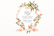 Crests and monograms with roses, a Decorative Illustration by AnnelyBlooms (Thumbnail 4 of 9)