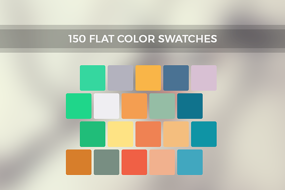 Inspire Me - 150 Flat Color Swatches preview 8