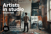 85 Artists in studio, an Arts & Entertainment Photo by Handmadefont (Thumbnail 1 of 88)