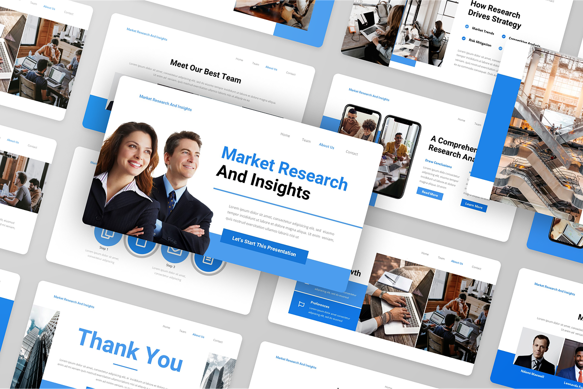 Market Research & Insights Keynote, a Presentation Template by Annora Studio (Photo 5 of 5)