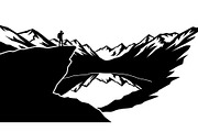 Serene Mountain Lake Vista, a Graphic by musafir_fashion (Thumbnail 3 of 14)