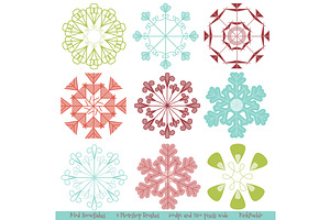 Snowflakes Photoshop Brushes