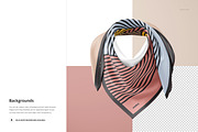 Wrapped Silk Scarf Mockup, a Mask Mockup by creatsy5 (Thumbnail 5 of 6)
